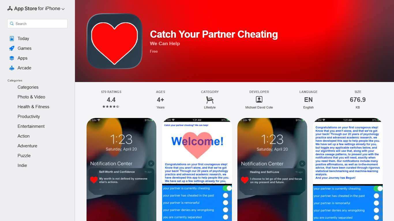 ‎Catch Your Partner Cheating App - App Store